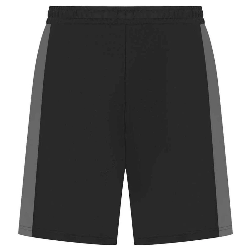 Image of Finden & Hales Knitted Sweat Shorts in Black Size: 3-4 Years Black Unisex 3-4 Years
