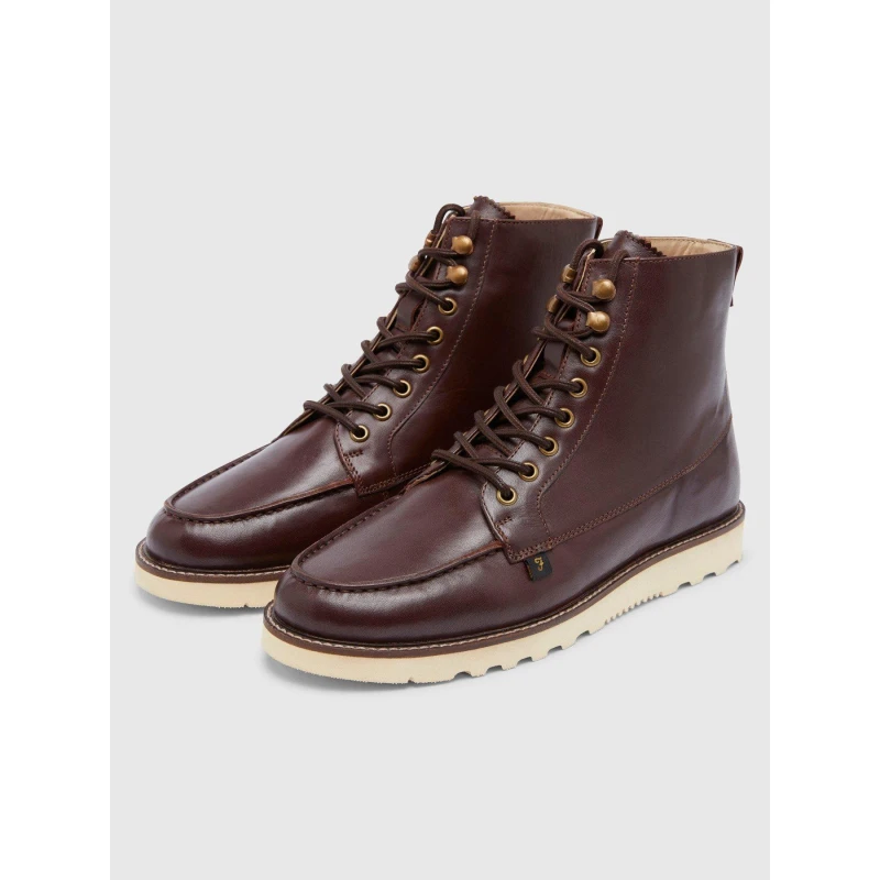 Image of Farah Mens Pantego Chukka Boot Oxblood male 6 (39)