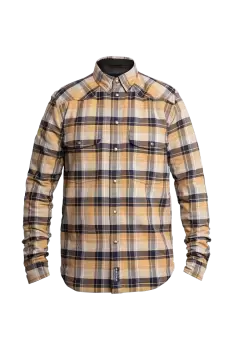 Image of John Doe Motoshirt Yellow XTM Motorcycle Shirt 3XL