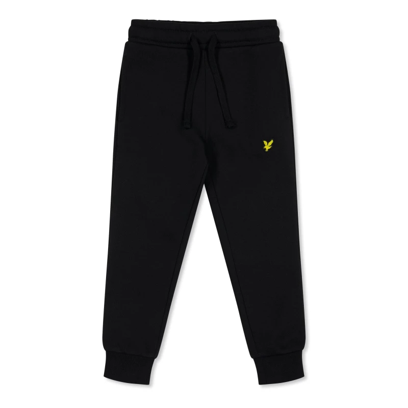 Image of Lyle and Scott Kids Closed Hem Fleece Joggers Jet Black male 3-4 Yrs