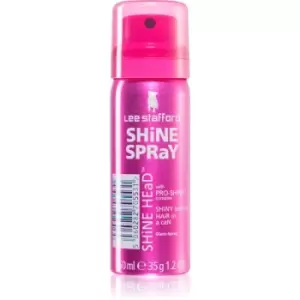 Image of Lee Stafford Shine Head Shine Spray hairspray for shine 50ml
