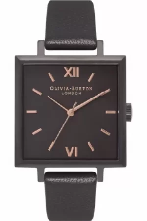 Image of Ladies Olivia Burton Big Dial Square Dials Watch OB16SS14