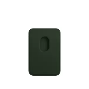 Image of Apple iPhone Leather Wallet with MagSafe - Sequoia Green
