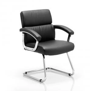 Image of Sonix Desire Cantilever Chair With Arms Black Ref BR000033