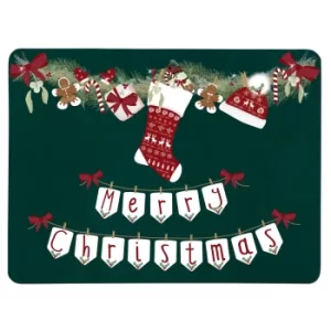Image of Denby Christmas Stocking Placemats Set Of 6