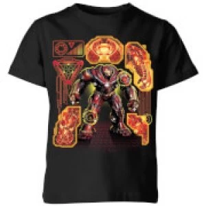 Image of Marvel Avengers Infinity War Hulkbuster Kids T-Shirt - Black - 5-6 Years