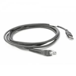 Image of Zebra CBA-U21-S07ZBR serial cable Black 2.1 m USB EAS