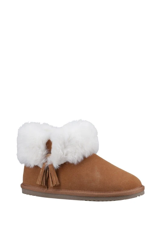 Image of Hush Puppies 'Ayana' Classic Slippers Tan female
