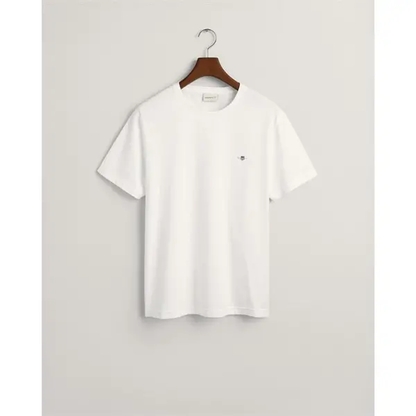Image of Gant Regular Fit Shield T-Shirt - White XL