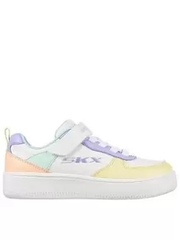 Image of Skechers SPORT COURT 92 TRAINER, White, Size 3 Older