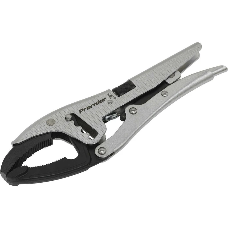 Image of Loops 250mm Extra-Wide Opening Locking Pliers - 90mm Jaw Capacity - Chrome Molybdenum Multi