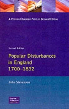 Image of Popular Disturbances in England 1700-1832 by John Stevenson Paperback