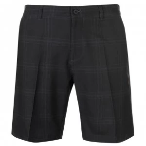 Image of Slazenger Chequered Shorts Mens - Charcoal