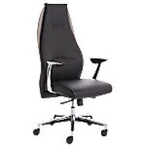 Image of dynamic Executive Chair Mien Bonded leather Black