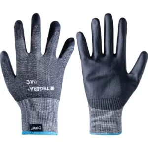 Image of 455 TEGERA CUT 5 PU PALM COAT GLOVES BLACK SIZE 10