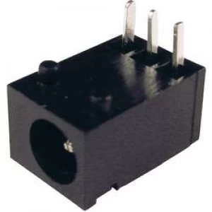 Image of Low power connector Socket horizontal mount 3.75mm 1.3 mm