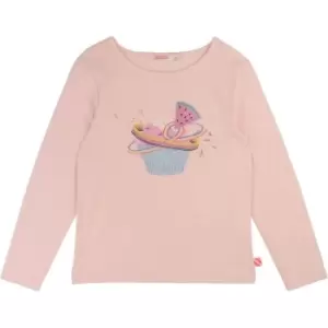Image of Billieblush Girls Pink fancy T-Shirt - Pink