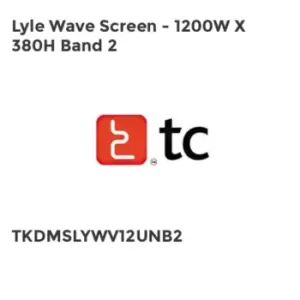 Image of TC Group Lyle Wave Screen - 1200W x 380H Band 2