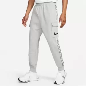 Image of Nike Sportswear Repeat Mens Fleece Cargo Pants - Grey