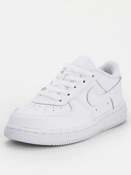 Image of Nike Boys Nike Force 1 '06 Toddler Trainers - White/White, Size 4.5