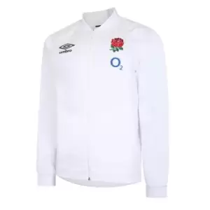 Image of Umbro England Rugby Anthem Jacket 2021 2022 - White
