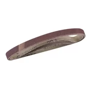 Image of Silverline Sanding Belts 10 x 330mm 5pk - 80 Grit