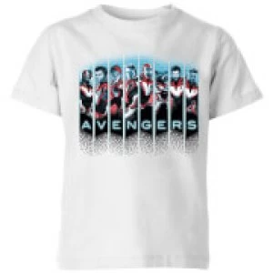 Image of Avengers: Endgame Character Split Kids T-Shirt - White - 9-10 Years
