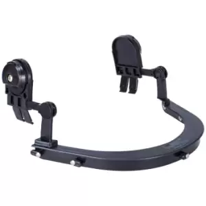 Image of PS58BKR - sz Helmet Visor Holder - Black - Black - Portwest
