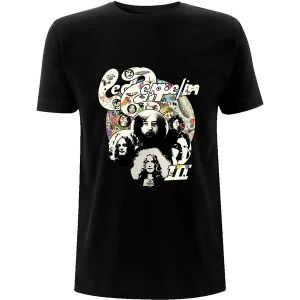 Image of Led Zeppelin - Photo III Unisex Small T-Shirt - Black