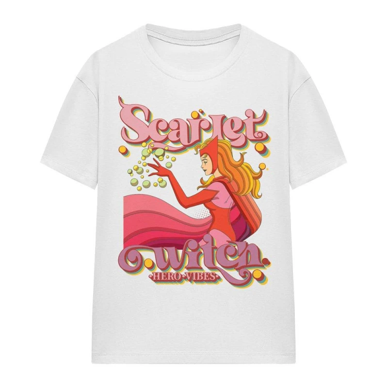 Image of Marvel Comics Ladies T-Shirt Scarlet Witch female 10 (S)