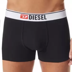 Image of Diesel Denim Division Cotton Boxer Briefs - Black L