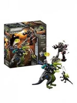Image of Playmobil 70624 Dino Rise T-Rex: Battle Of The Giants