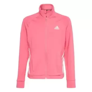 Image of adidas AEROREADY Training 3-Stripes Track Top Kids - Pulse Magenta / White