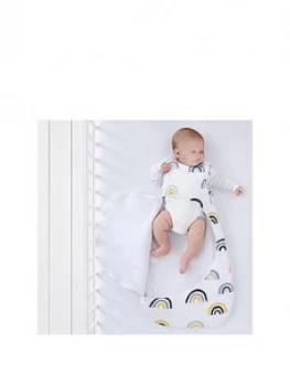 Image of Snuz Pouch Sleeping Bag - Mustard Rainbow, 0-6 Months, 2.5 Tog