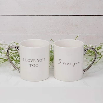Image of Amore By Juliana Mug Gift Set Pair - I Love You...Too