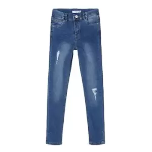Image of Name it NKFPOLLY Girls Childrens Skinny Jeans in Blue - Sizes 8 years,9 years,10 years,11 years,12 years,13 years,15 years