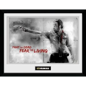 Image of The Walking Dead Rick 16 x 12 Collector Print