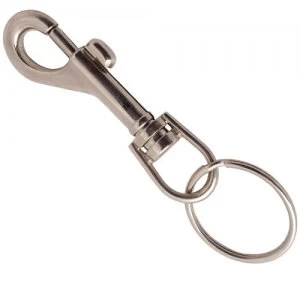 Image of Select Hardware Key Ring Hipster Nickel Plated 1 Pack