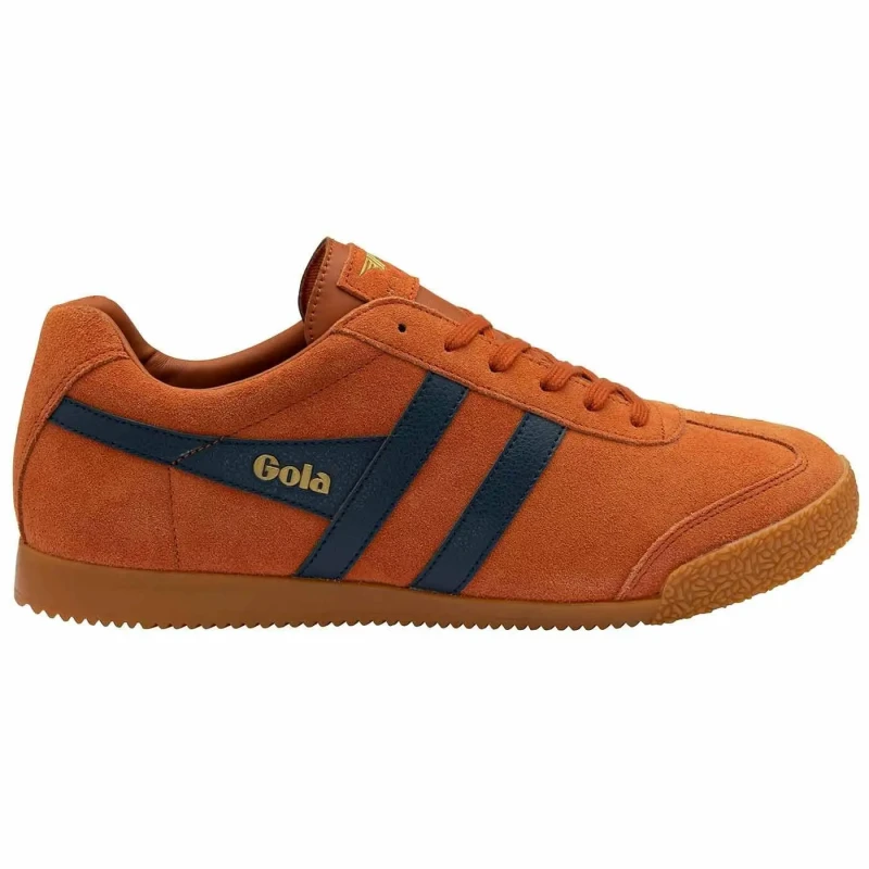Image of Gola Suede Trainers Gola Harrier Orange Male 42