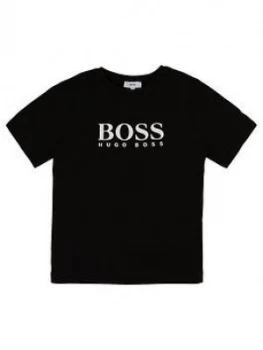 Image of Hugo Boss Classic Short Sleeve T-Shirt Black Size 16 Years Boys