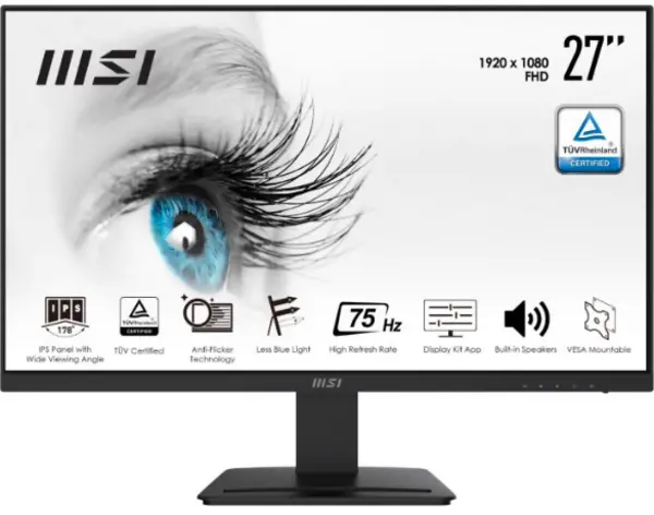 Image of MSI Pro 27" MP273 Full HD IPS LED Monitor