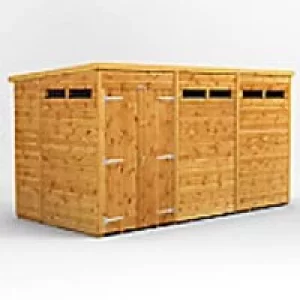 Image of Power Garden Shed 126PPSSDD Golden Brown 12x6