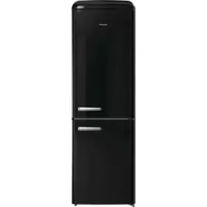 Image of Hisense RB390N4RBDUK 60/40 Frost Free Fridge Freezer - Black - D Rated