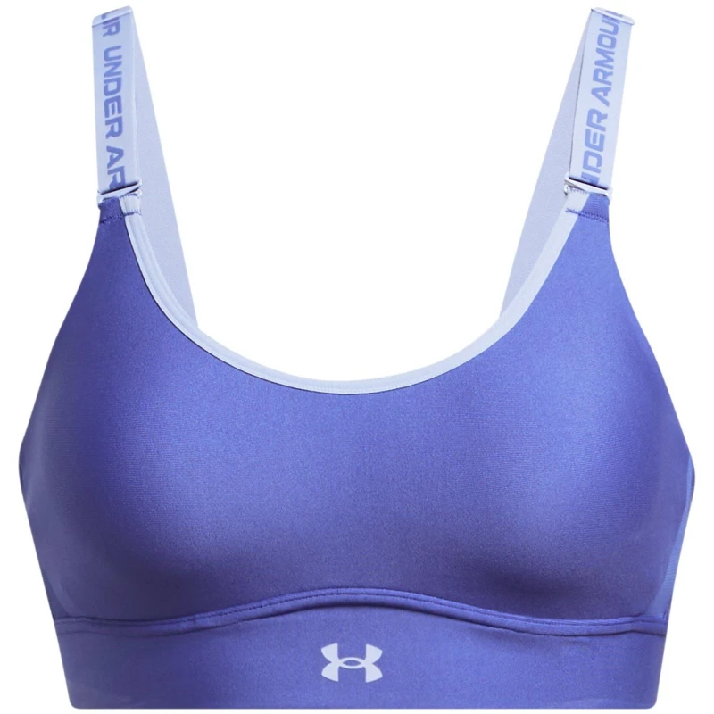 Image of Under Armour Infinity Mid 2.0 Bra Medium Impact Sports Bras 6 (2XS) Blue 34593118270