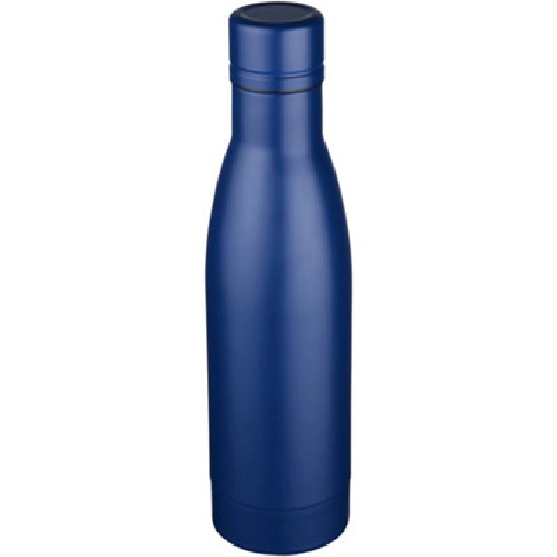 Image of Avenue Avenue Vasa Copper Vacuum Insulated Bottle in Blue Blue One Size Unisex 5057819361568