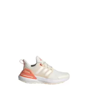 Image of adidas Rapidasport Bounce Sport Running Lace Shoes Kids - Off White / Zero Metalic / Sol