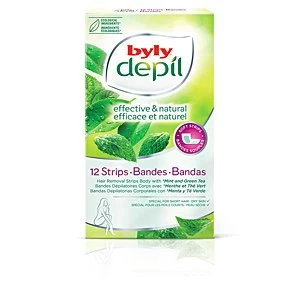 Image of DEPIL bandas corporales menta y te verde 12 uds
