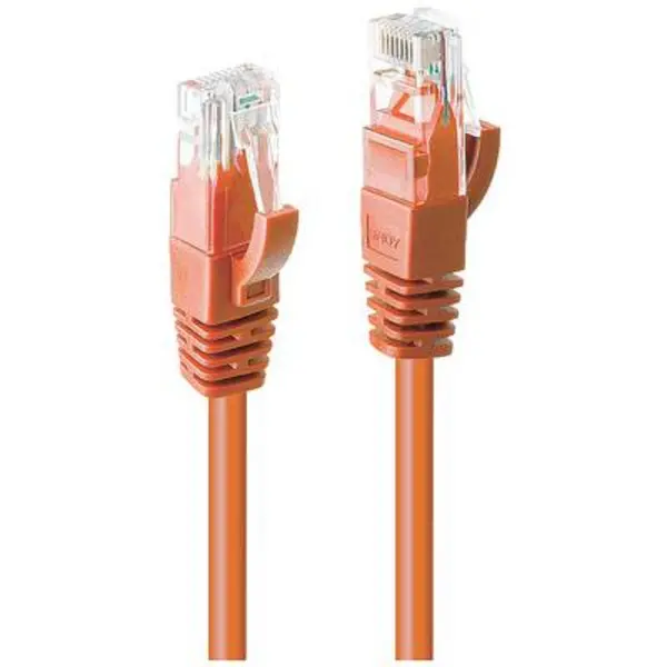 Image of Lindy 7.5m Cat.6 U/UTP Network Cable, Orange