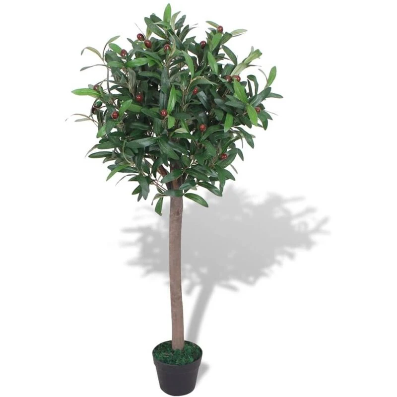 Image of vidaXL Artificial Bay Tree Plant with Pot 120cm Green Fake Lifelike Indoor