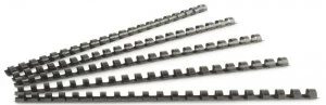 Image of Q Connect Comb Binding 12mm Black Pk100